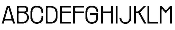 PPRader Light Font UPPERCASE