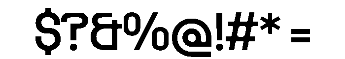 PPRader Medium Instance Font OTHER CHARS