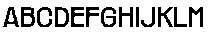 PPRader Medium Instance Font UPPERCASE