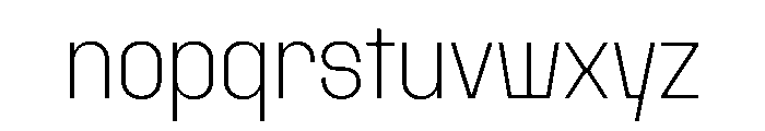 PPRader Thin Instance Font LOWERCASE