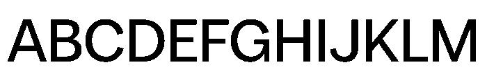 PPRadioGrotesk Medium Instance Font UPPERCASE
