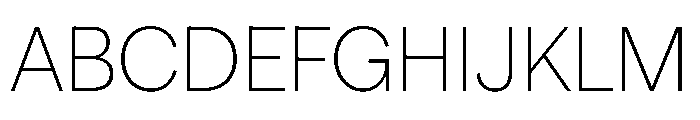 PPRadioGrotesk Thin Instance Font UPPERCASE