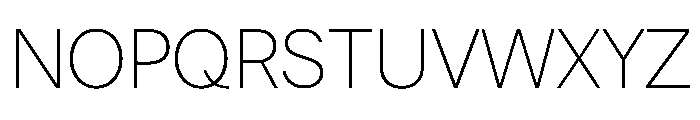 PPRadioGrotesk Thin Instance Font UPPERCASE