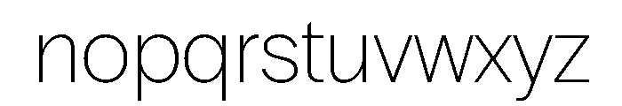 PPRadioGrotesk Thin Instance Font LOWERCASE