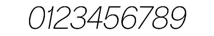 PPRadioGrotesk ThinItalic Instance Font OTHER CHARS