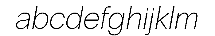 PPRadioGrotesk ThinItalic Instance FONT