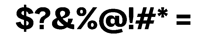 PPRadioGrotesk Ultrabold Instance Font OTHER CHARS