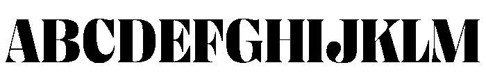 PPRightDidone Black Instance Font UPPERCASE