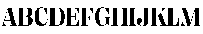 PPRightDidone Bold Instance Font UPPERCASE