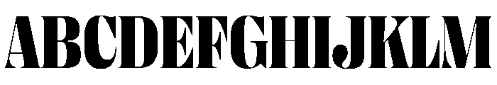 PPRightDidone CompactBlack Instance Font UPPERCASE