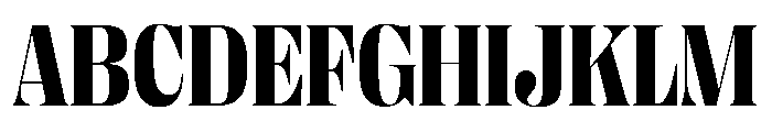 PPRightDidone CompactDark Instance Font UPPERCASE