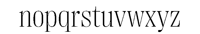 PPRightDidone CompactFine Instance Font LOWERCASE