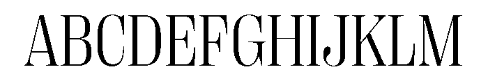 PPRightDidone CompactLight Instance Font UPPERCASE