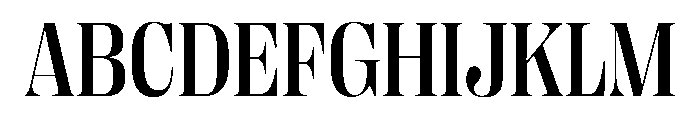 PPRightDidone CompactMedium Instance Font UPPERCASE