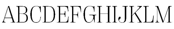 PPRightDidone Fine Instance Font UPPERCASE