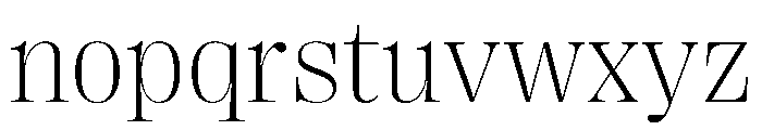 PPRightDidone Fine Instance Font LOWERCASE