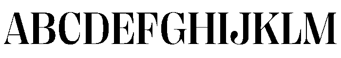 PPRightDidone Medium Instance Font UPPERCASE