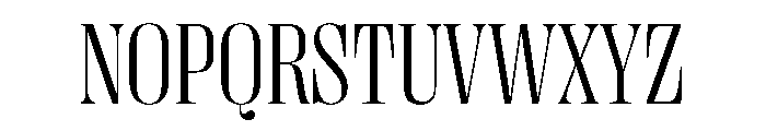 PPRightDidone NarrowLight Instance Font UPPERCASE