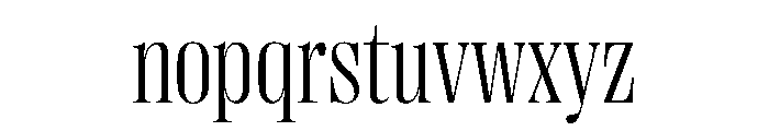 PPRightDidone NarrowLight Instance Font LOWERCASE