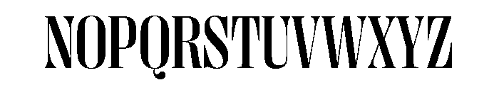 PPRightDidone NarrowMedium Instance Font UPPERCASE