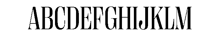 PPRightDidone NarrowRegular Instance Font UPPERCASE
