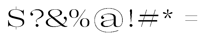PPRightDidone SpatialLight Instance Font OTHER CHARS