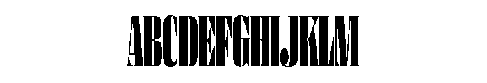PPRightDidone TallBlack Instance Font UPPERCASE