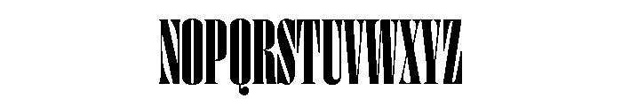 PPRightDidone TallDark Instance Font UPPERCASE