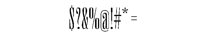PPRightDidone TallFine Instance Font OTHER CHARS