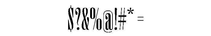PPRightDidone TallRegular Instance Font OTHER CHARS
