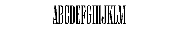PPRightDidone TallRegular Instance Font UPPERCASE