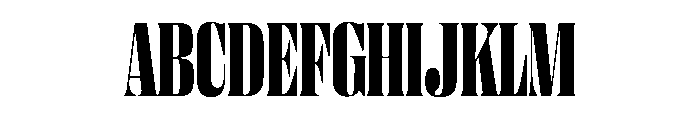 PPRightDidone TightBlack Instance Font UPPERCASE