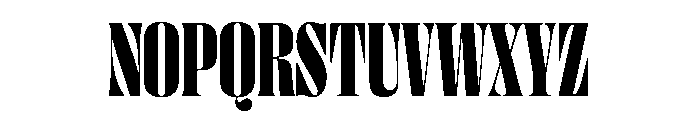 PPRightDidone TightBlack Instance Font UPPERCASE