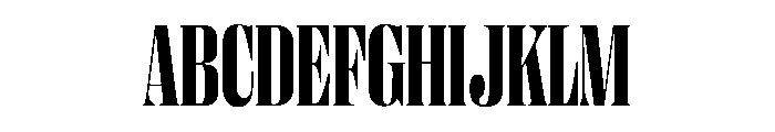 PPRightDidone TightDark Instance Font UPPERCASE