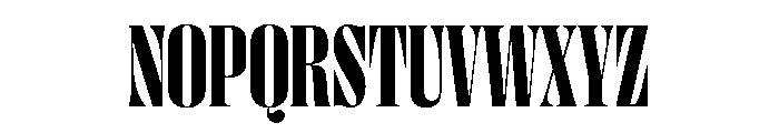 PPRightDidone TightDark Instance Font UPPERCASE