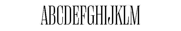 PPRightDidone TightFine Instance Font UPPERCASE