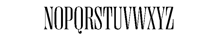 PPRightDidone TightLight Instance Font UPPERCASE
