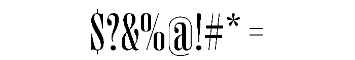 PPRightDidone TightRegular Instance Font OTHER CHARS