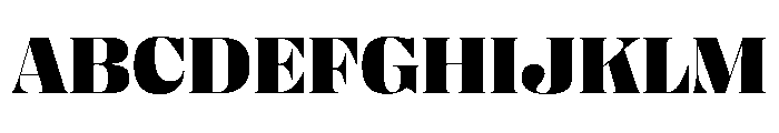 PPRightDidone WideBlack Instance Font UPPERCASE