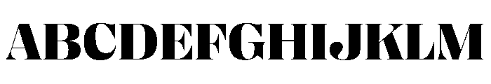 PPRightDidone WideDark Instance Font UPPERCASE