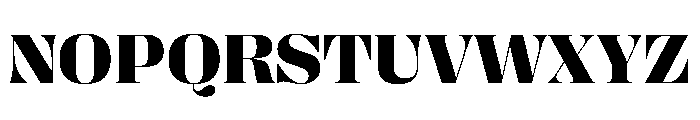 PPRightDidone WideDark Instance Font UPPERCASE