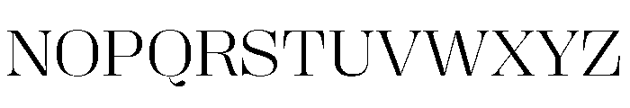 PPRightDidone WideLight Instance Font UPPERCASE