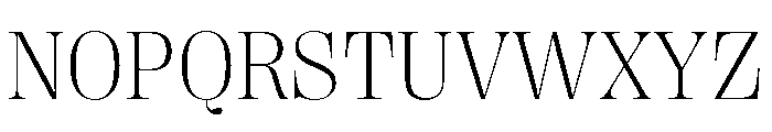 PPRightDidoneCasual Fine Instance Font UPPERCASE