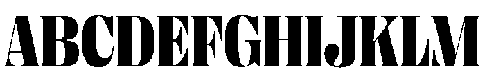 PPRightDidoneCompact Black Instance Font UPPERCASE