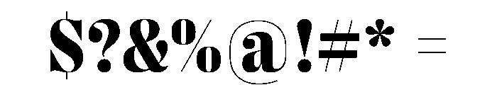 PPRightDidoneCompact Dark Instance Font OTHER CHARS