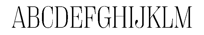 PPRightDidoneCompact Fine Instance Font UPPERCASE