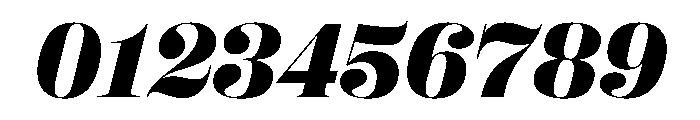 PPRightDidoneItalic Black Instance Font OTHER CHARS