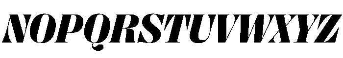 PPRightDidoneItalic Black Instance Font UPPERCASE