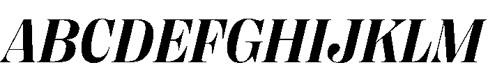 PPRightDidoneItalic Bold Instance Font UPPERCASE