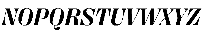 PPRightDidoneItalic Bold Instance Font UPPERCASE